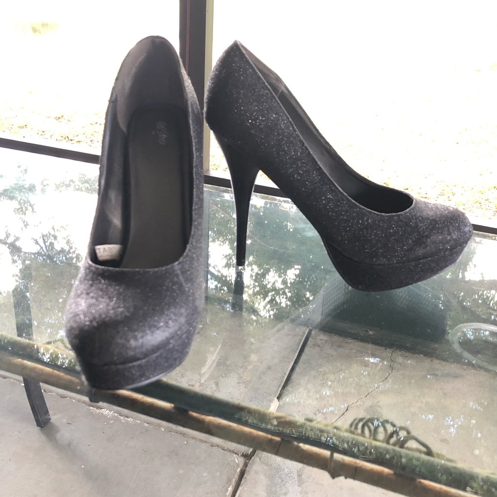 Glitter Platform Heels